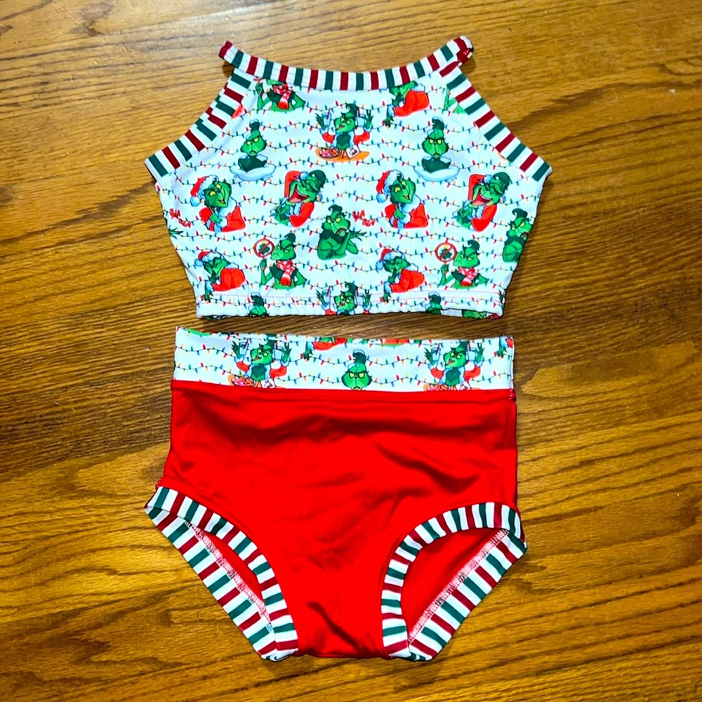 Grinch Christmas dance set size 8